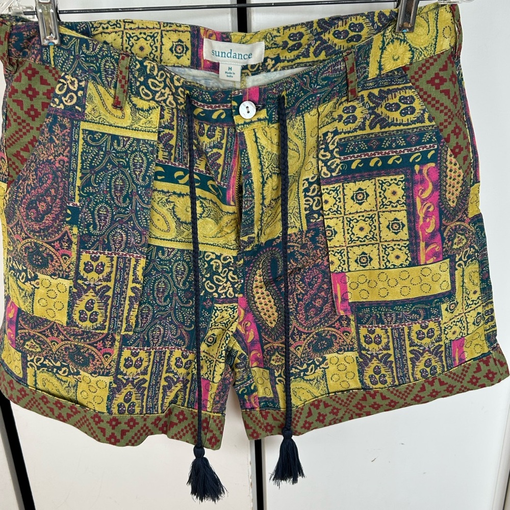 Sundance Vibrant Patchwork Shorts - image 1